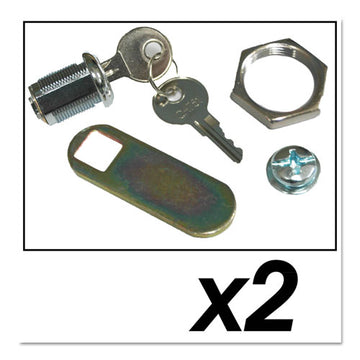 Rubbermaid® Commercial Replacement Lock And Keys For Cleaning Carts, Silver freeshipping - TVN Wholesale